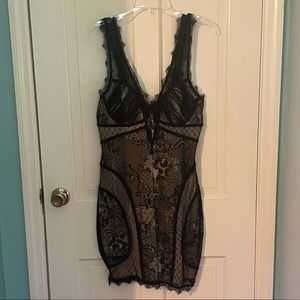 Bebe Black Lace Dress